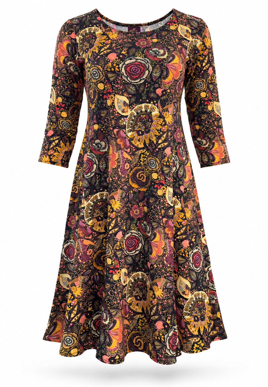 Lexi Dress 3/4 Sleeve