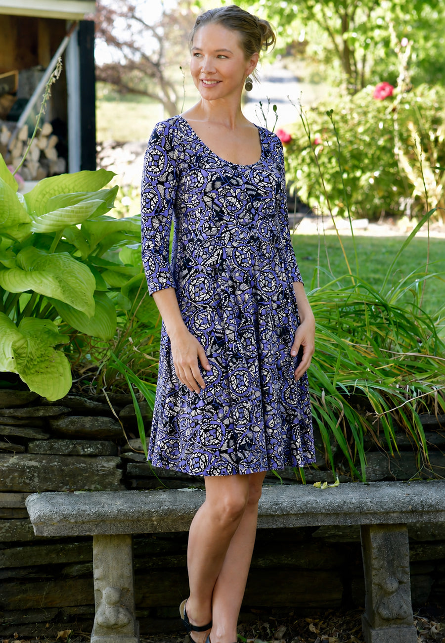 Lucy Dress 3/4 Sleeve