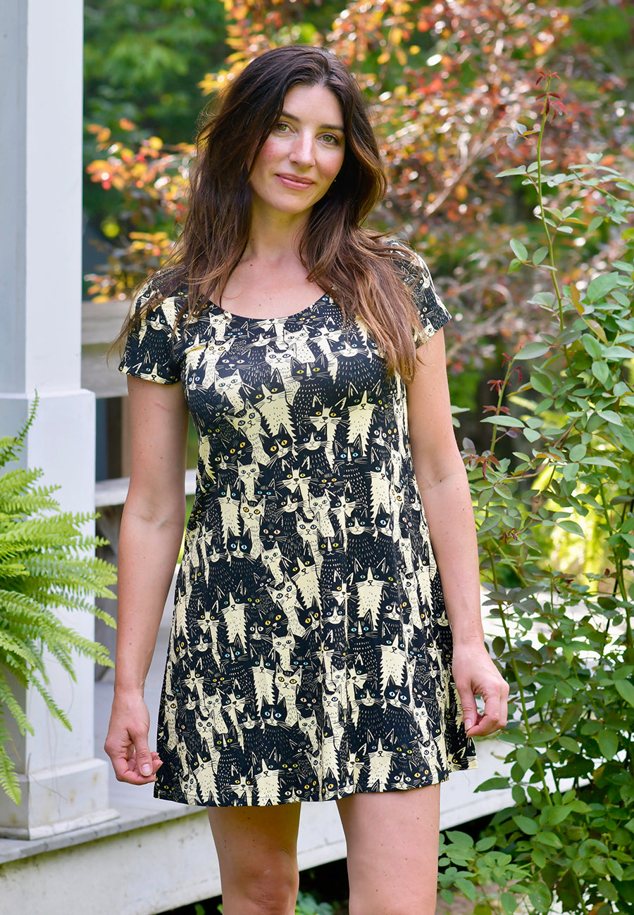 Lucy Dress Cap Sleeve