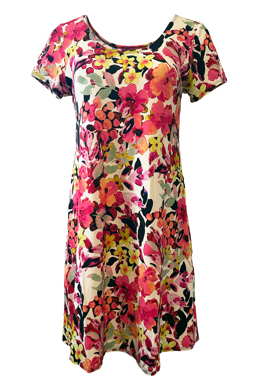 Lucy Dress Cap Sleeve