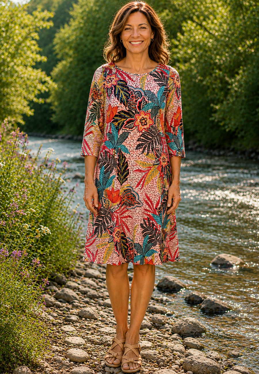 Lexi Dress 3/4 Sleeve
