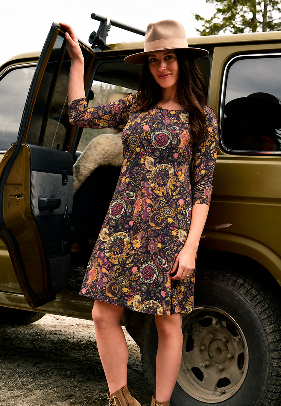 Lexi Dress 3/4 Sleeve