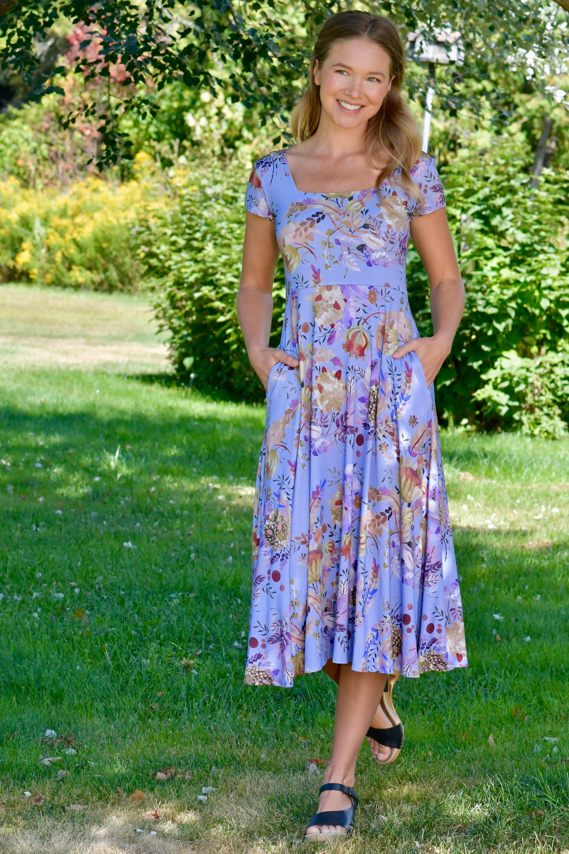 Brigitte Dress Cap Sleeve – Salaam Clothing