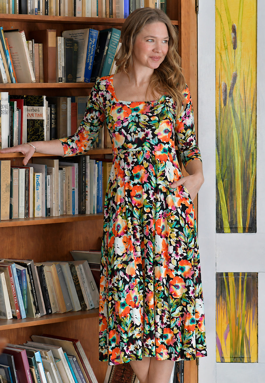 Brigitte Dress 3/4 Sleeve