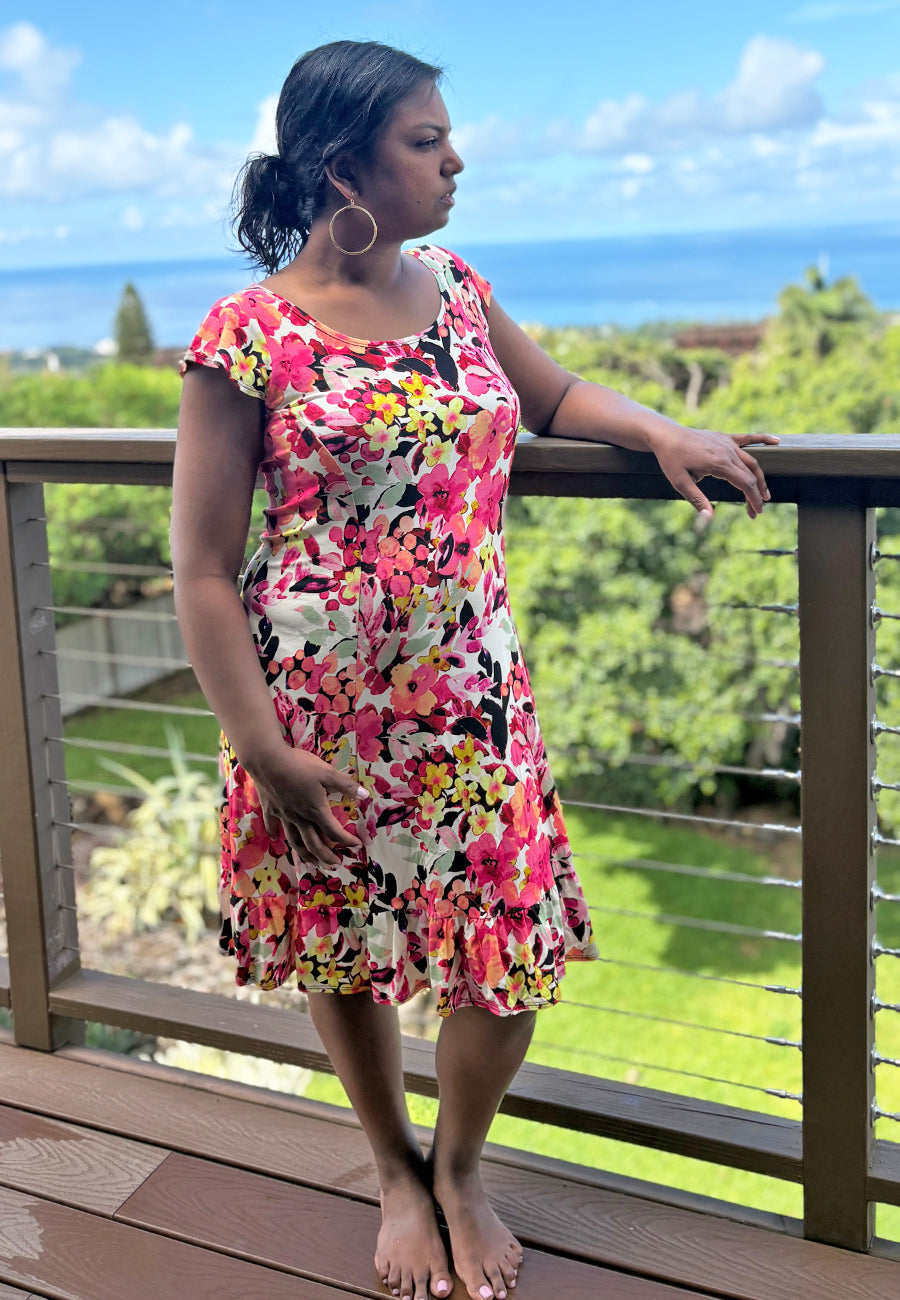 Trisha Dress Cap Sleeve
