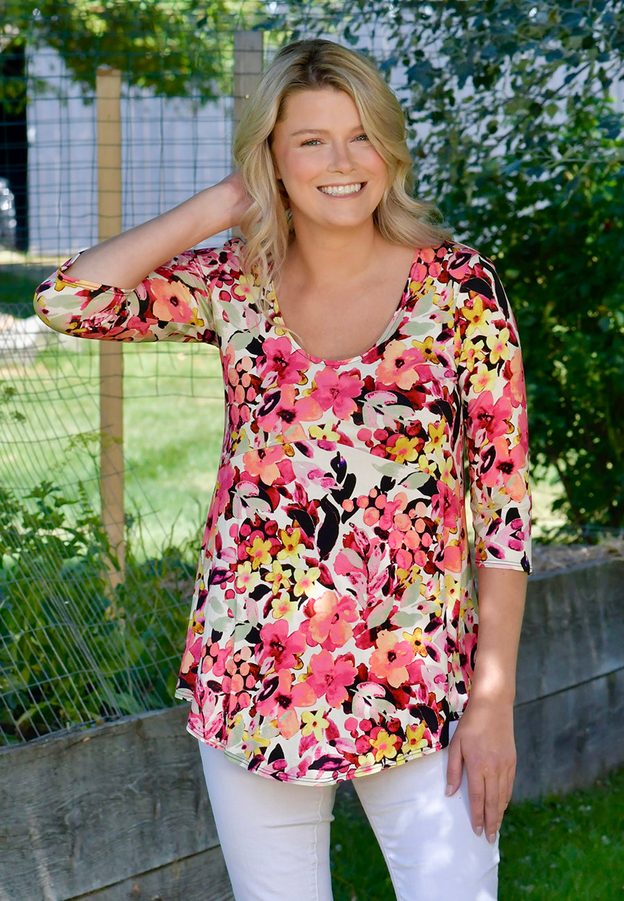 Suzie Top 3/4 Sleeve