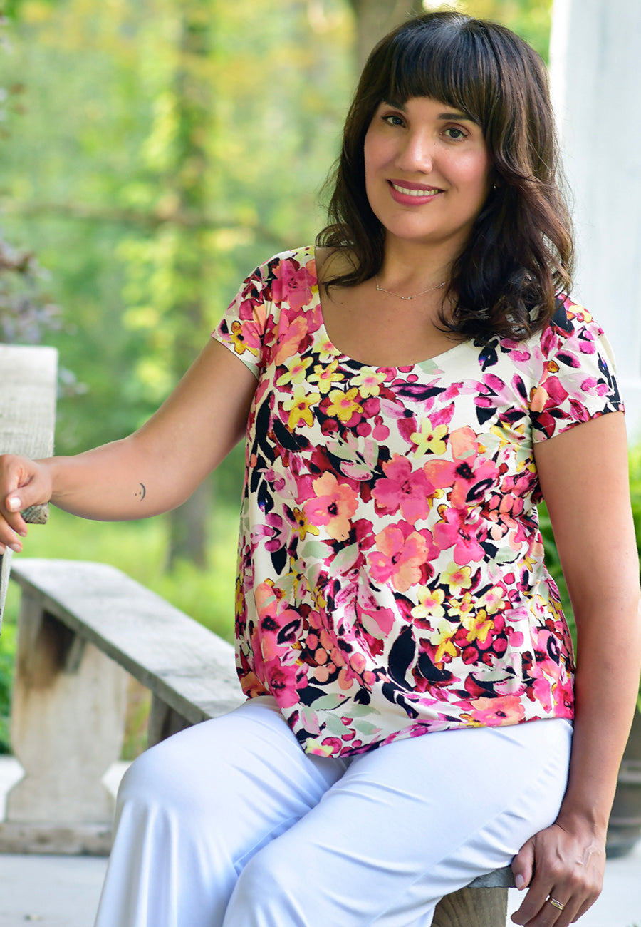 Cora Tee Cap Sleeve