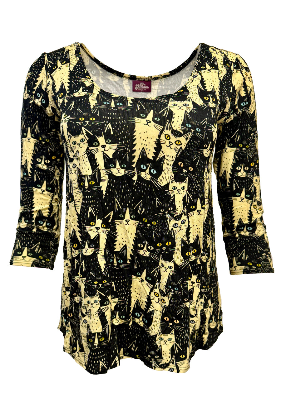 Cora Top 3/4 Sleeve