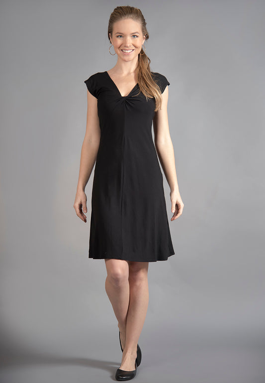Twist Dress Cap Sleeve