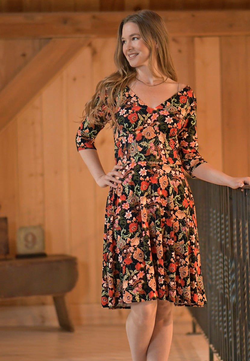 Marilyn Dress 3/4 Sleeve SALE!