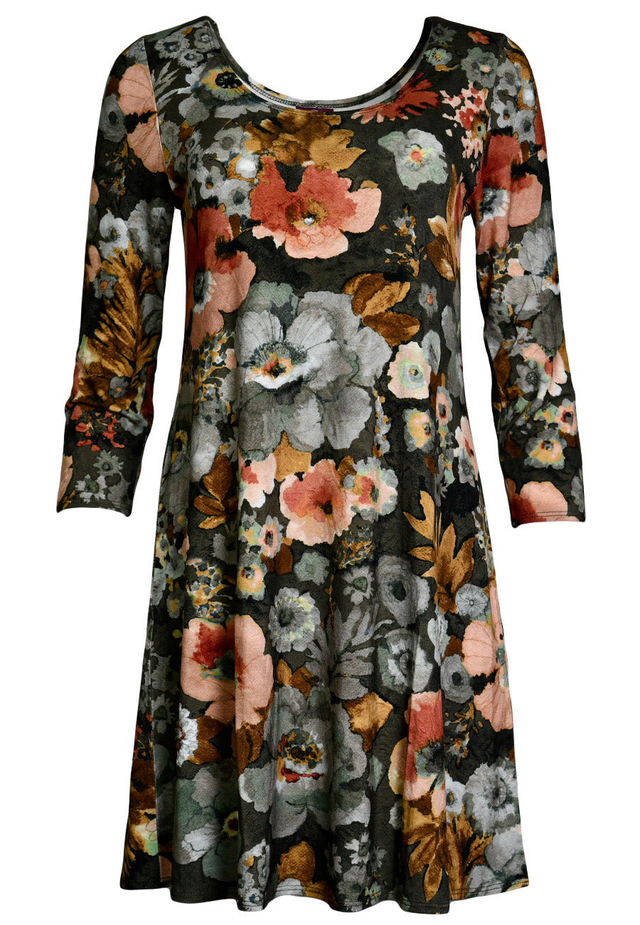 Lucy Dress 3/4 Sleeve SALE!