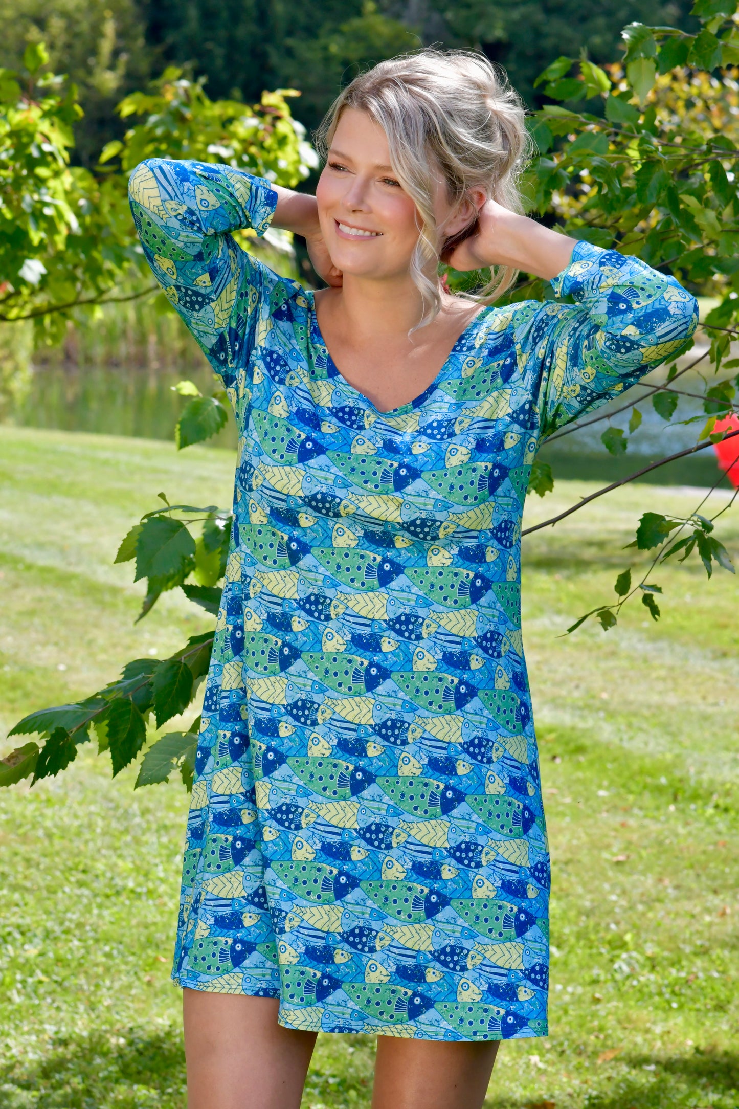 Lucy Dress 3/4 Sleeve