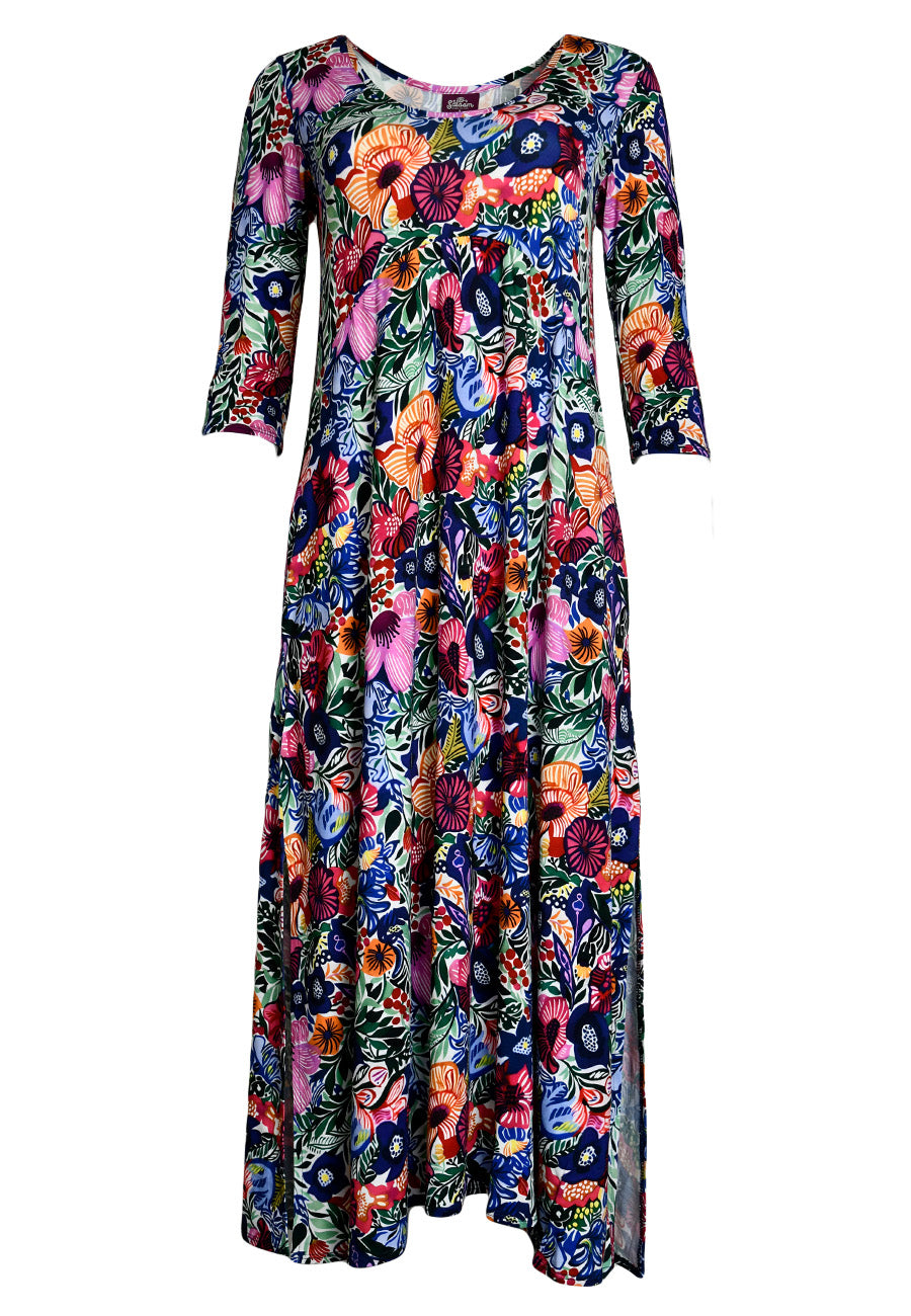 Metta Dress 3/4 Sleeve Print SALE!