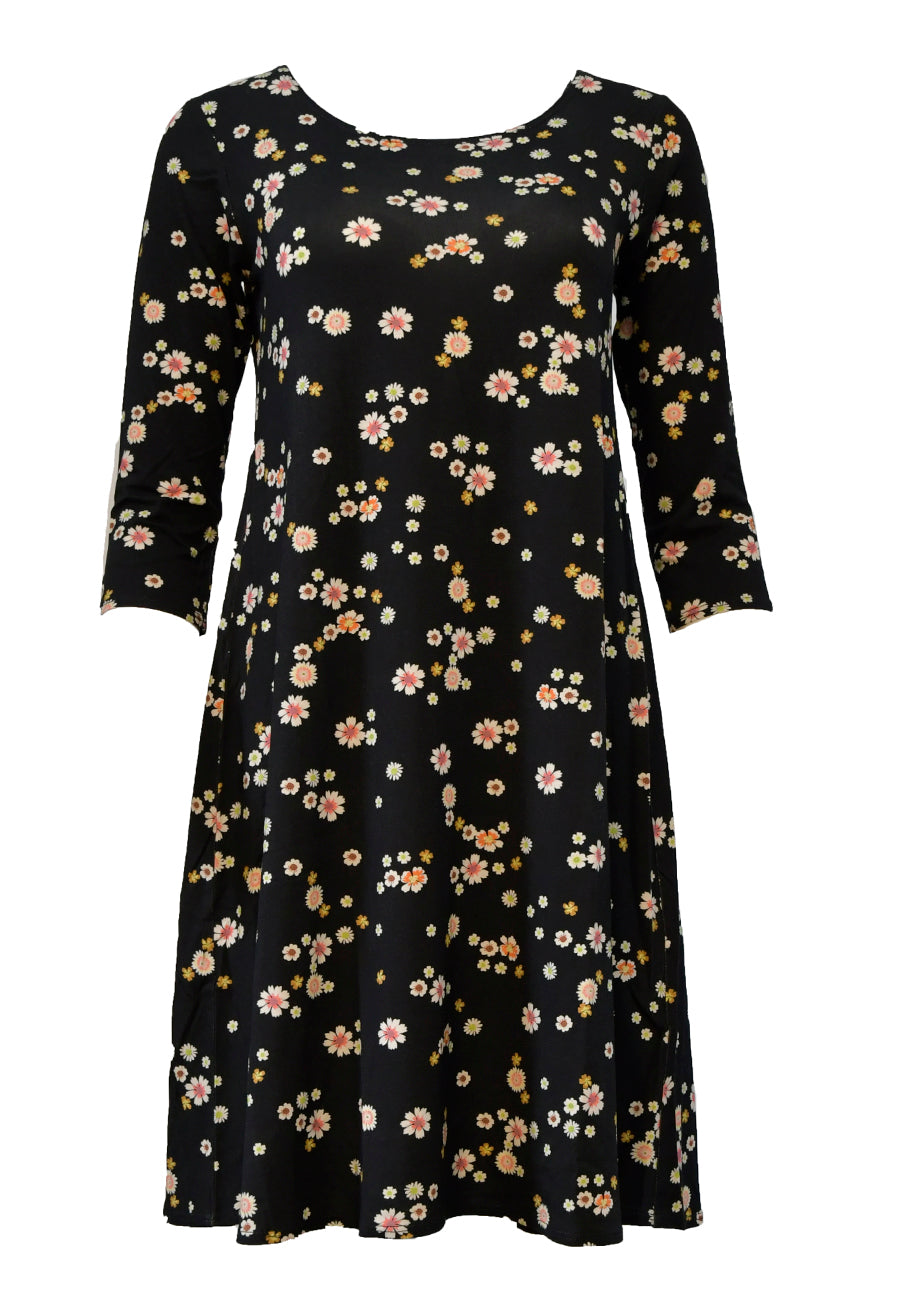 Lexi Dress 3/4 Sleeve