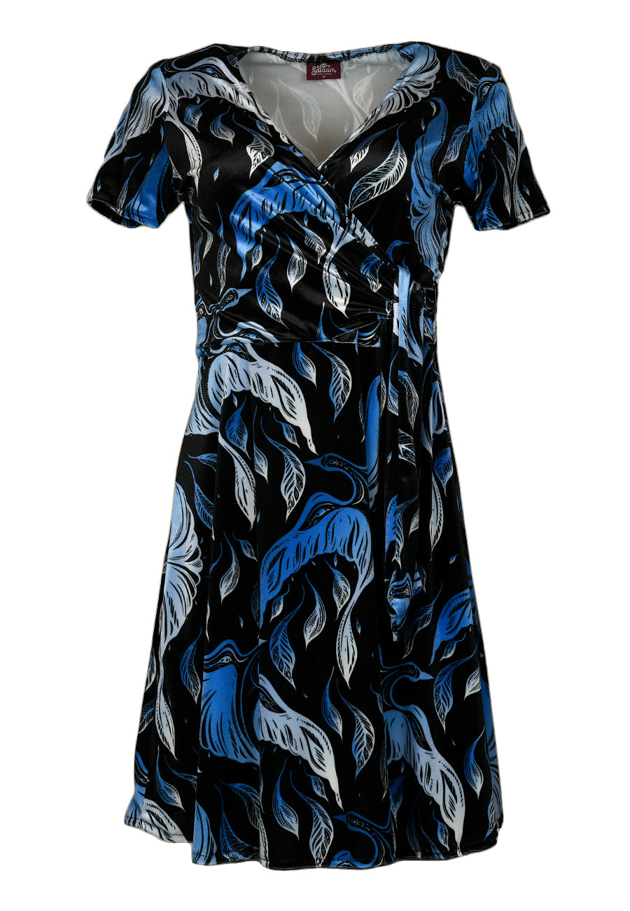 Tayler Dress Cap Sleeve Velvet SALE