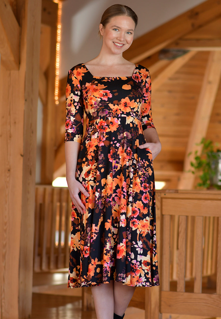 Brigitte Dress 3/4 Sleeve