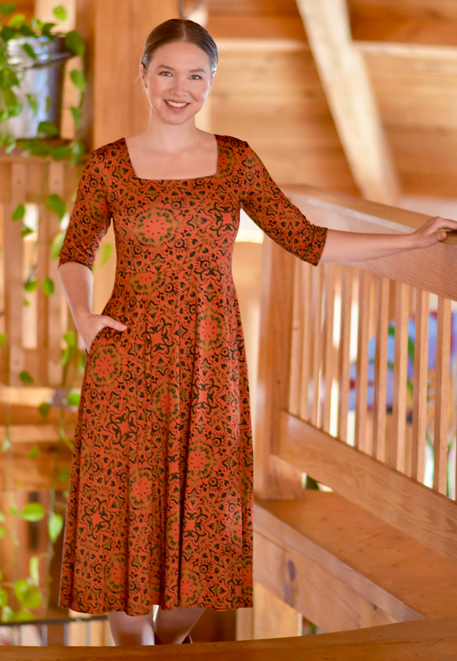 Brigitte Dress 3/4 Sleeve