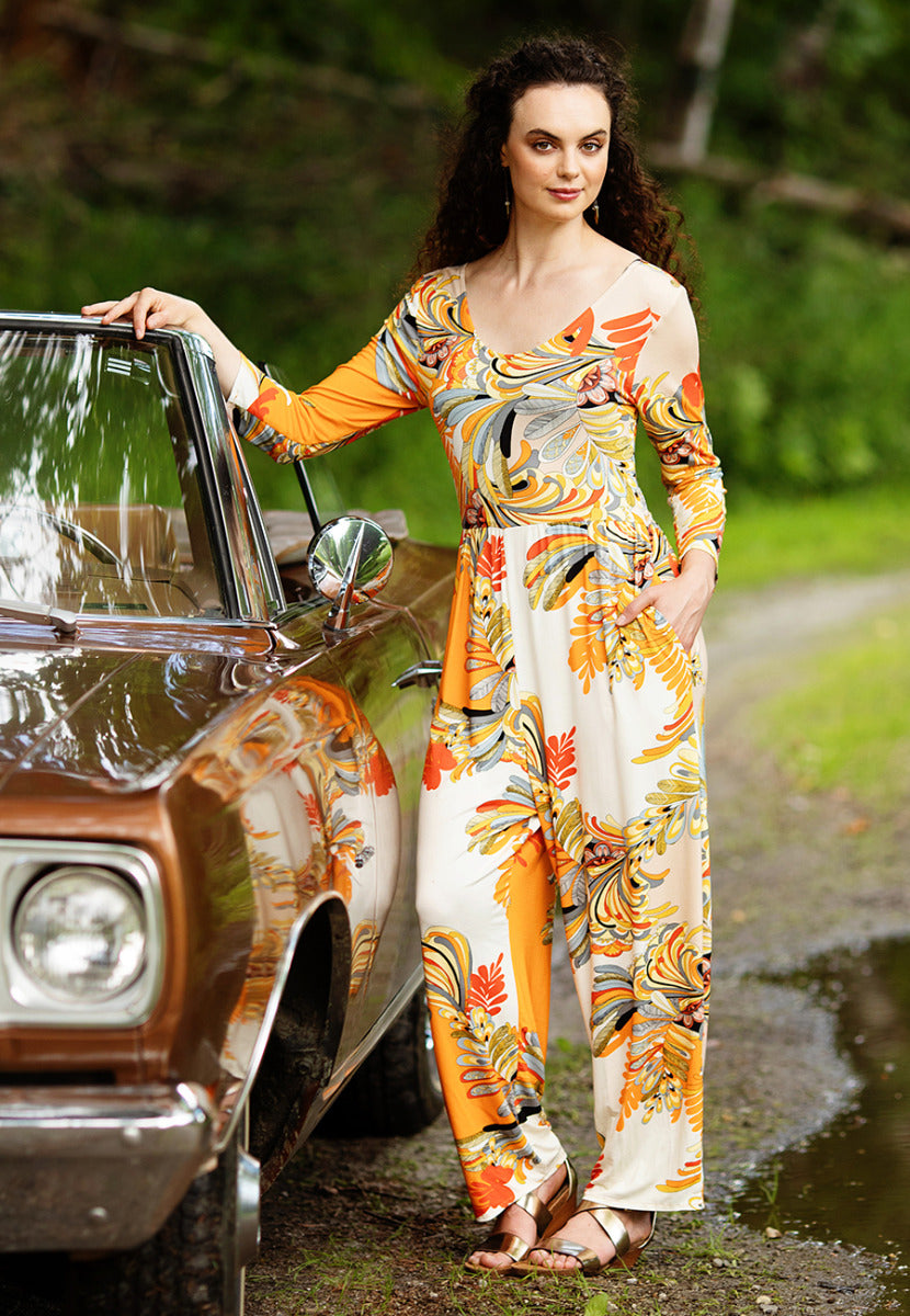 Whitney Jumpsuit 3/4 Sleeve SALE!