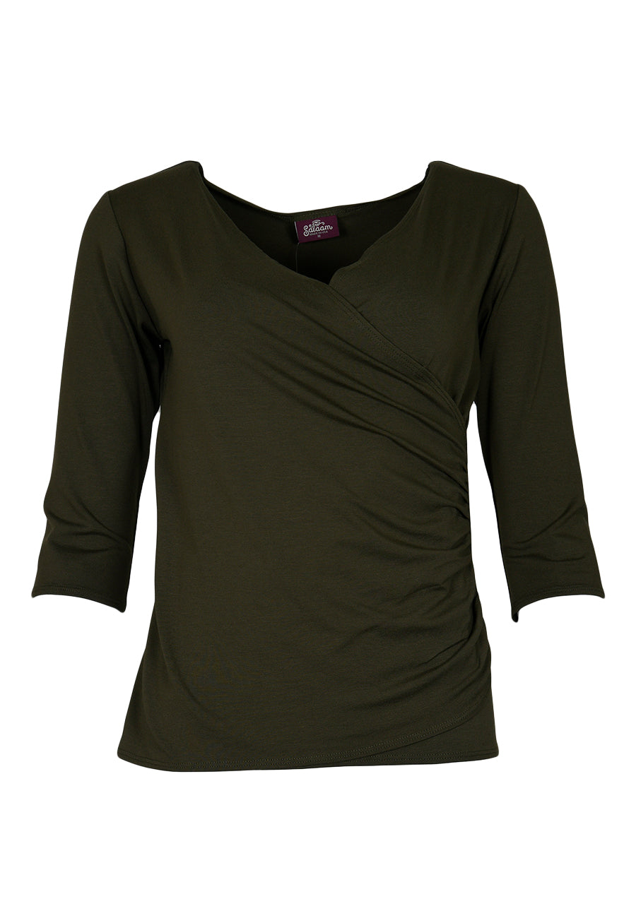 Wrap Top 3/4 Sleeve SALE!