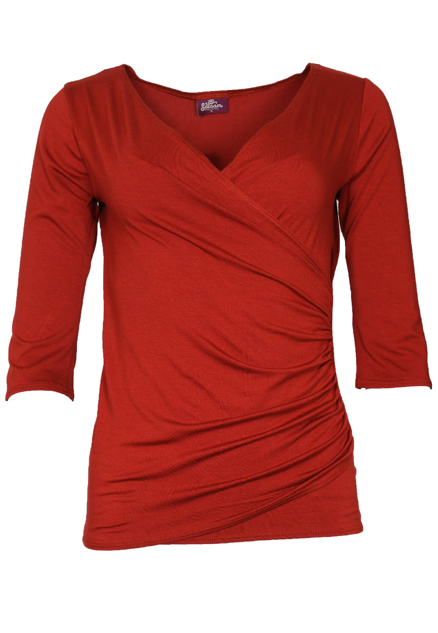 Wrap Top 3/4 Sleeve SALE!
