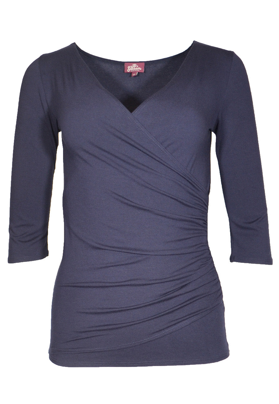 Wrap Top 3/4 Sleeve