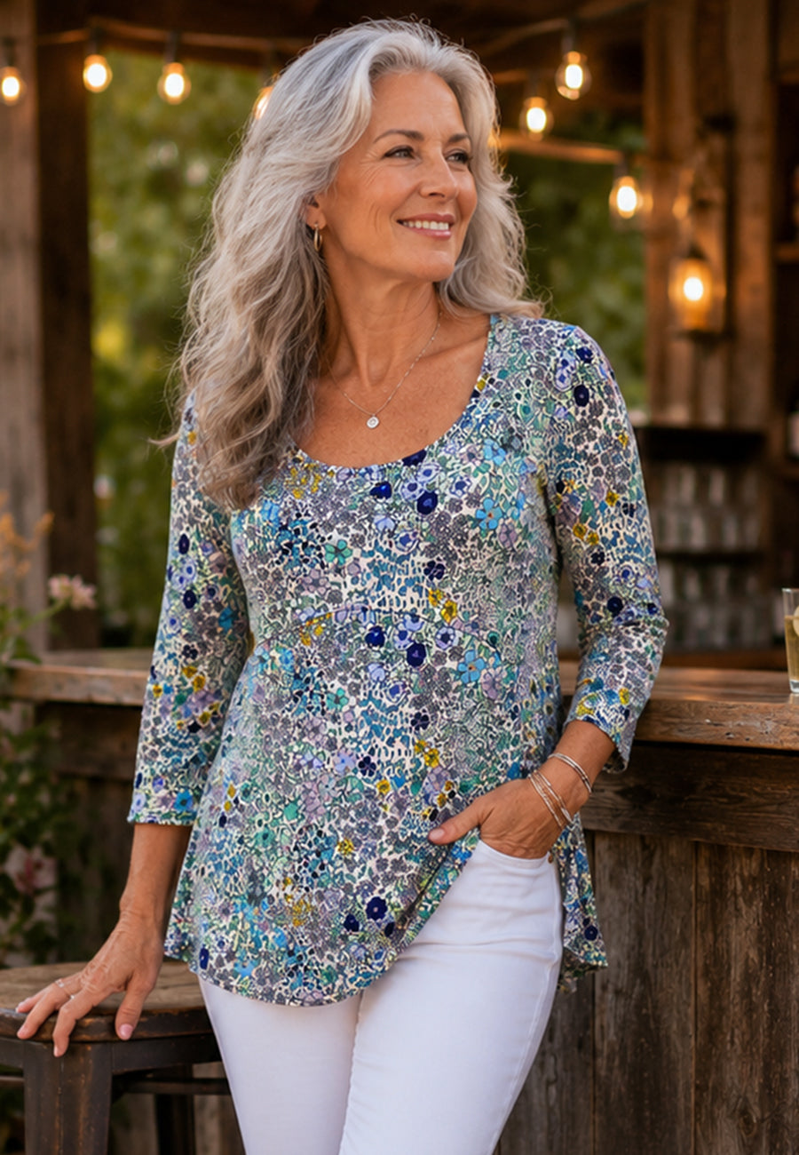 Suzie Top 3/4 Sleeve