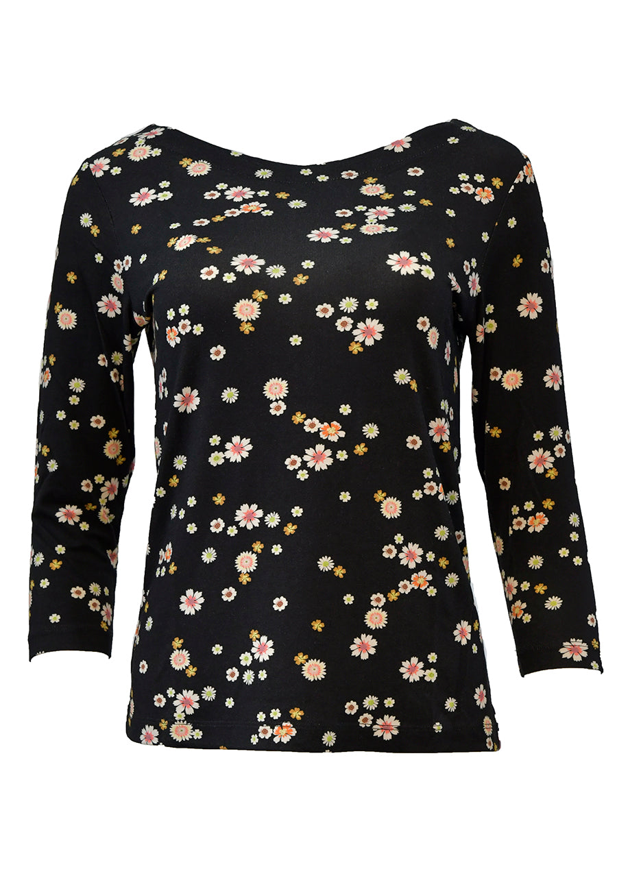 Sheila Top 3/4 Sleeve