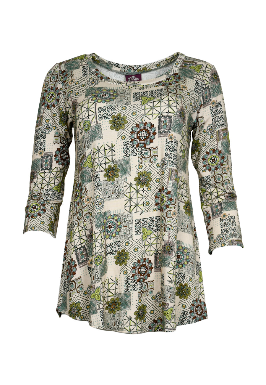 Maddy Top 3/4 Sleeve SALE!-mostly small size
