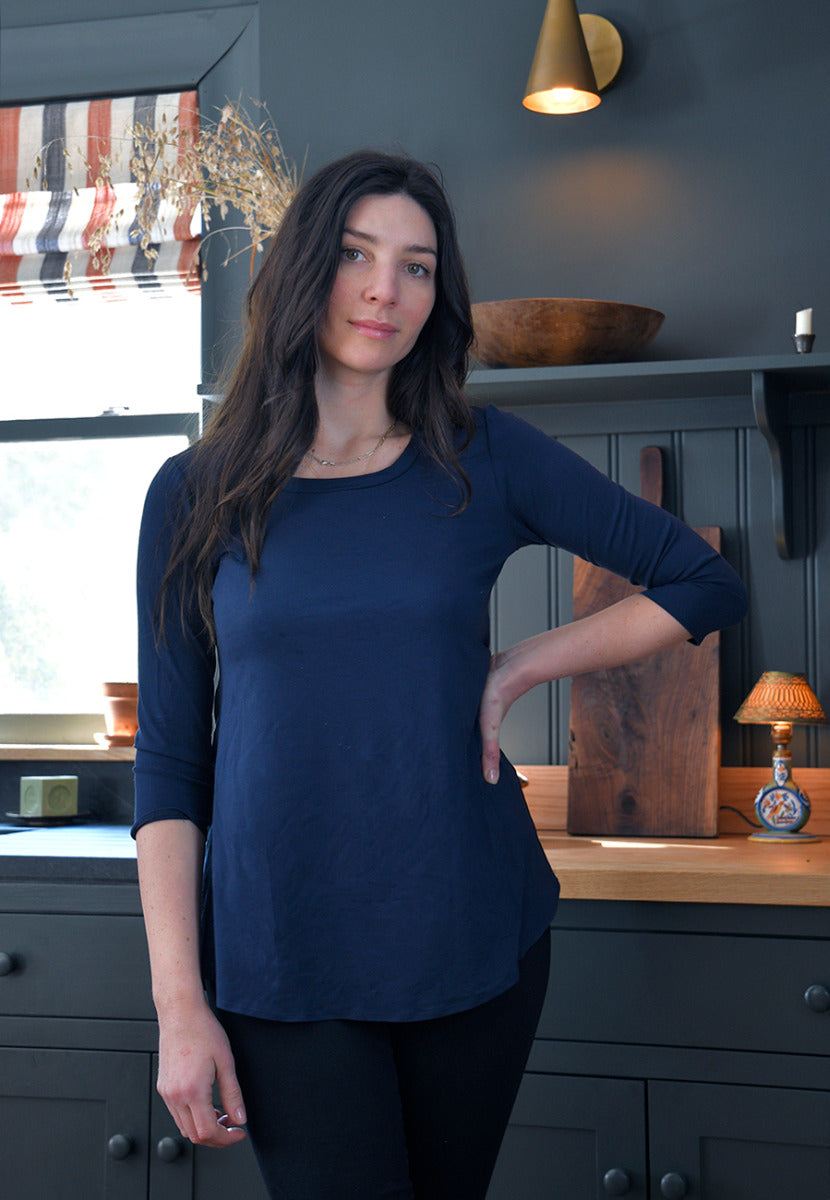 Maddy Top 3/4 Sleeve SALE!-mostly small size