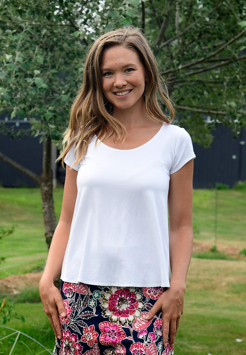 Cora Tee Cap Sleeve