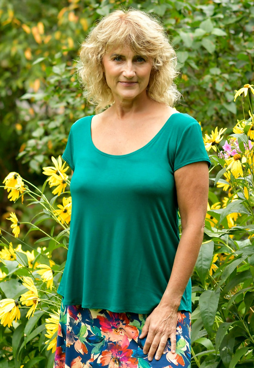 Cora Tee Cap Sleeve