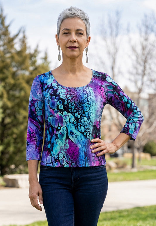 Cora Top 3/4 Sleeve